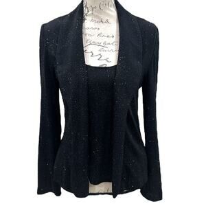 90s ALEX Evenings Formal Glitter Twin Set